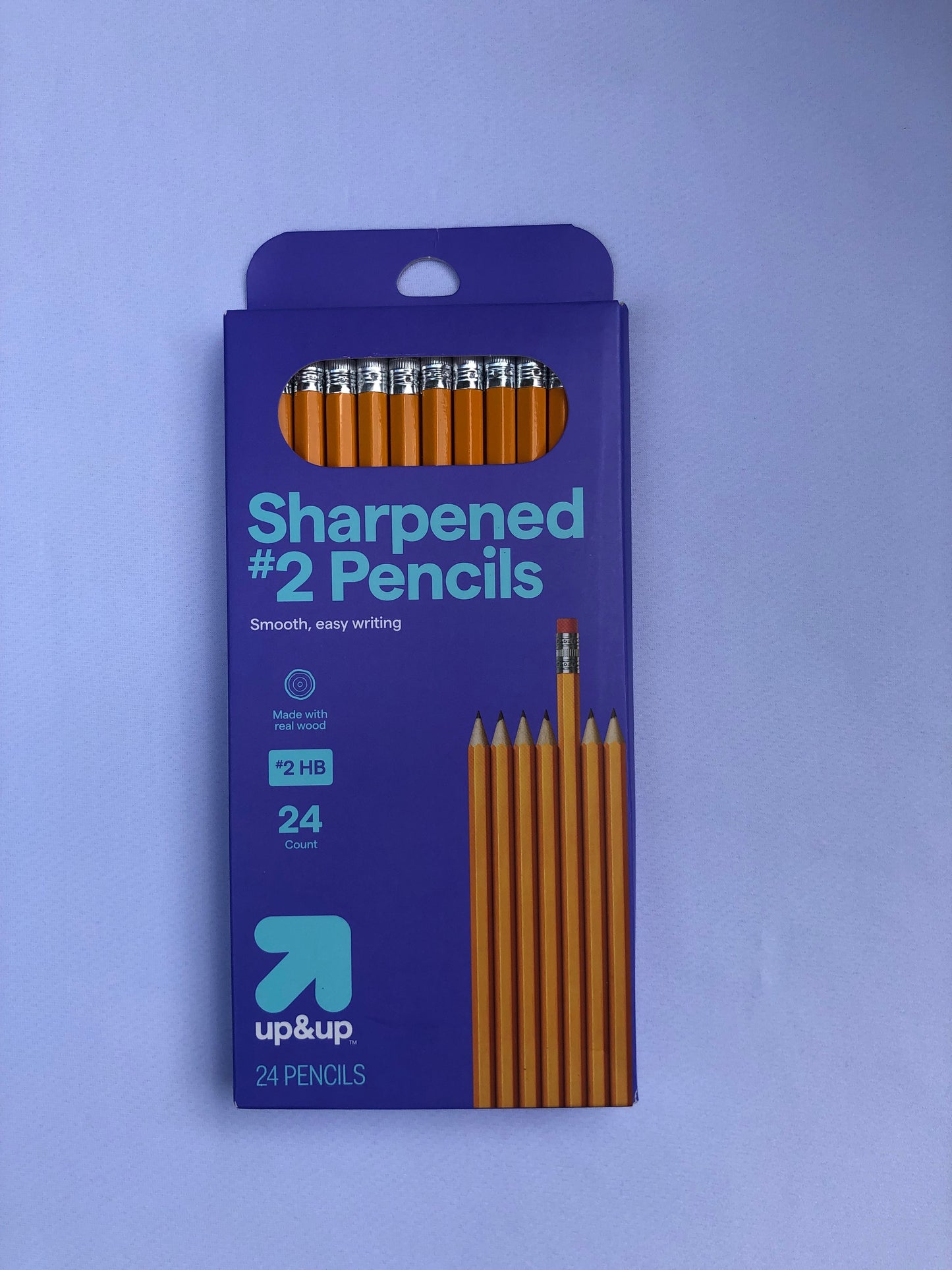 2 HB Sharpened Pencils