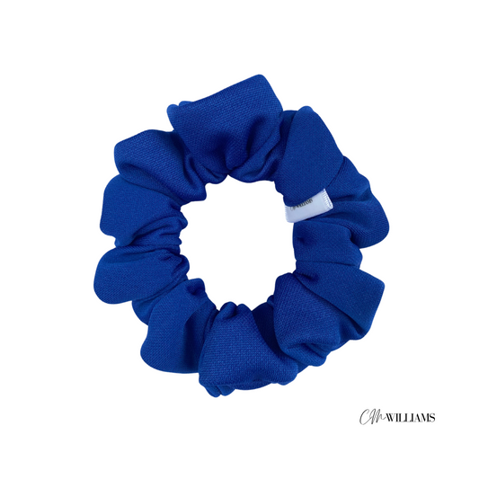 Royal blue scrunchie